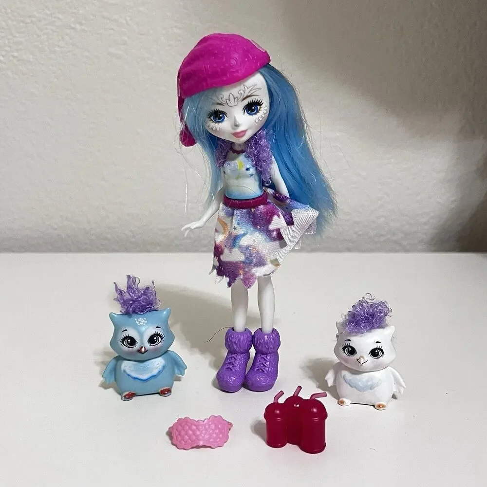 Mattel Enchantimals Dolls Animals Accessories Lot Deer Elephant Owl Bear Bunny